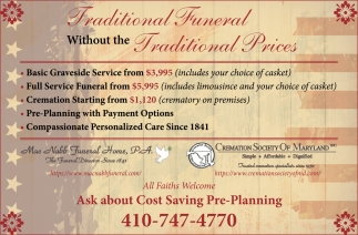 Traditional Funeral Services