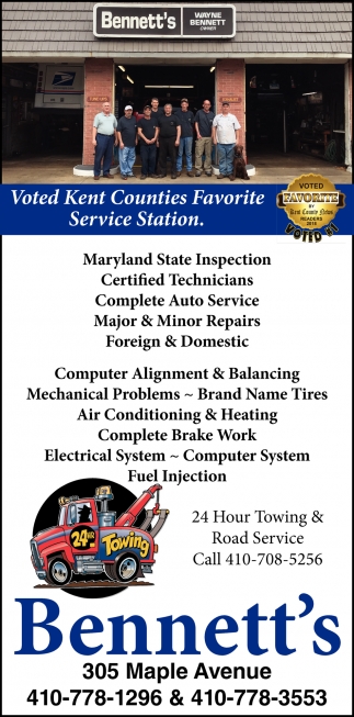Voted Kent Counties Favorite Service Station