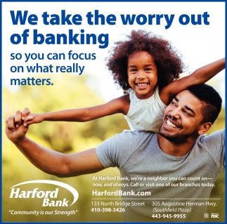 We Take the Worry Out of Banking