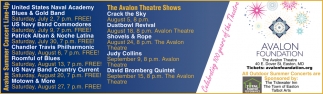 Avalon Summer Concert Line-Up