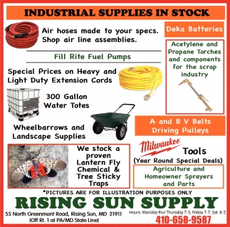 Industrial Supplies In Stock