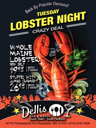 Tuesday Lobster Night