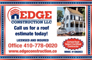 Call Us For A Roof Estimate Today