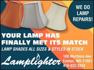 We Do Lamp Repairs