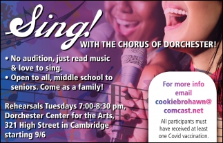 Sing! With The Chorus of Dorchester