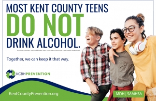 Most Kent County Teens Do Not Drink Alcohol