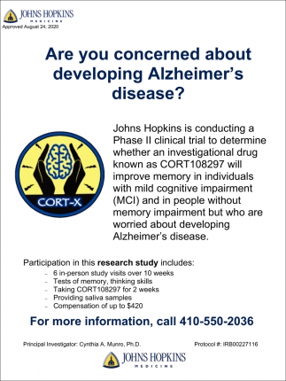 Are You Concerned About Developing Alzheimer's Disease?