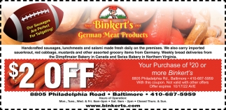 German Meat Products