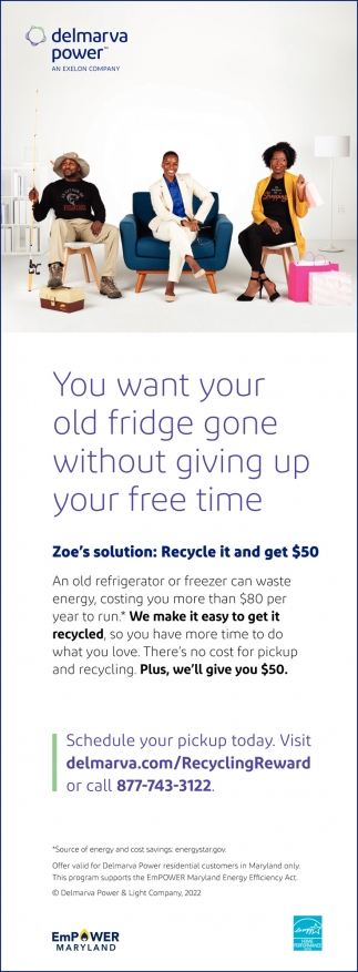 You Want Your Old Fridge Gone Without Giving Up