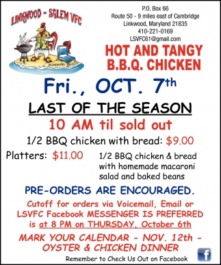 Hot and Tangy B.B.Q. Chicken