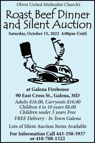 Roast Beef Dinner and Silent Auction