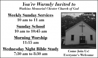 Weekly Sunday Services