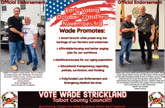 Wade Strickland for Talbot County Council