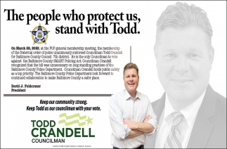 The People Who Protect Us, Stand with Todd.