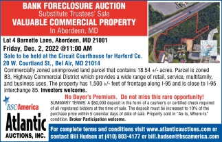 Bank Foreclosure Auction