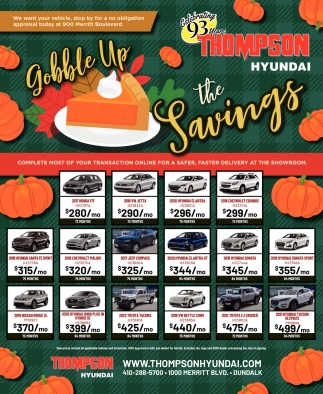 Gobble Up The Savings