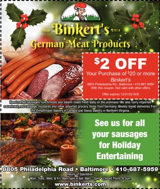 German Meat Products