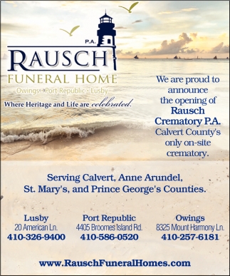 Calvert County's Only On-Site Crematory