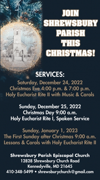 Join Shrewsbury Parish This Christmas!