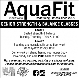 Senior Strength & Balance Classes
