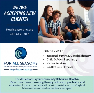 We Are Accepting New Clients