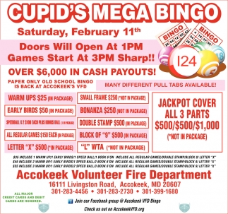 Cupid's Mega Bingo