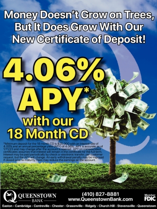 4.06% APY* With Our 18 Month CD