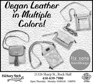 Open Leather In Multiple Colors!
