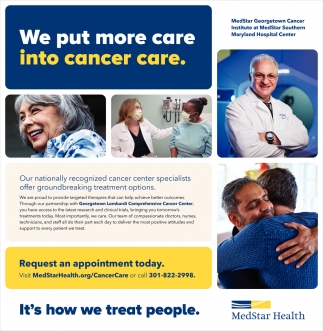 We Put More Care Into Cancer Care