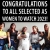 Congratulations to All Selected as Women to Watch 2023