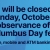 Closed October 14th