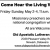 Come Hear the Living Word of God