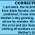 Correction