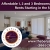 Affordable 1, 2 and 3 Bedrooms Available Now