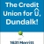 The Credit Union for U, Dundalk!