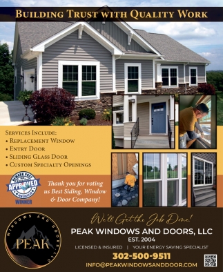 Peak Windows and Doors, LLC