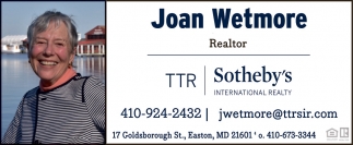 Joan Wetmore Realtor - TTR Sotheby's International Realty