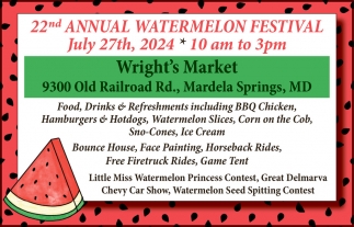 22nd Annual Watermelon Festival