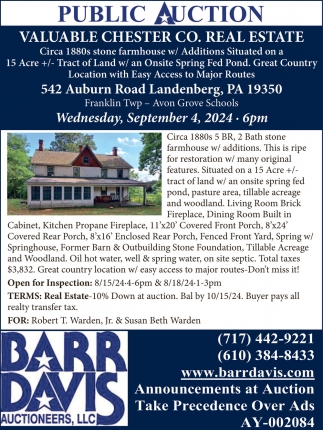 Barr Davis Auctioneers LLC