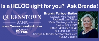 Brenda Forbes-Butler - Queenstown Bank
