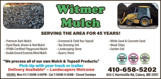 Witmer Mulch