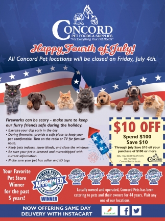 Concord Pet Foods & Supplies