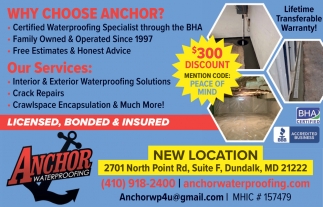 Anchor Waterproofing