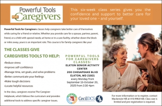 Powerful Tools for Caregivers (September 15 - October 20, 2025)
