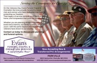 Evans Funeral Chapel & Cremation Services