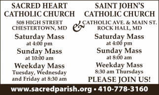 Sacred Heart Catholic Church - Saint John's Catholic Church