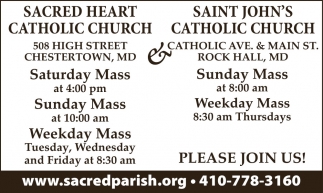 Sacred Heart Catholic Church - Saint John's Catholic Church