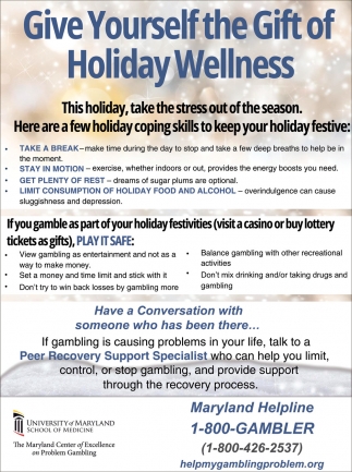 Help for Problem Gambling