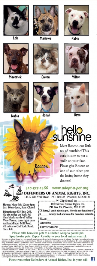 Defenders of Animal Rights, Inc