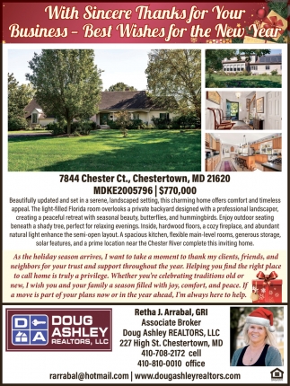 Retha J. Arrabal, GRI - Dough Ashley Realtors, LLC